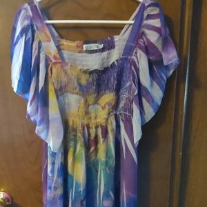 Lovely top with butterfly wing sleeves